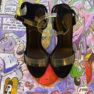 Kendall and Kylie Clear Strap Heels
